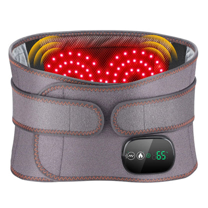 Experience Ultimate Comfort with the New Electric Heating Waist Massager - Vibration, Hot Compress, and Adjustable Support for Back Relaxation
